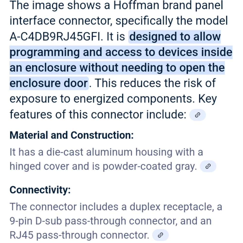 Hoffman Programming Devices Only TYPE 4, 12 A-C 4DB9J45GFI - Picture 5 of 16